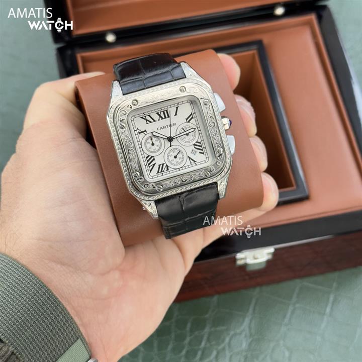 ساعت مچی مردانه کارتیر Cartier Santos 7889C